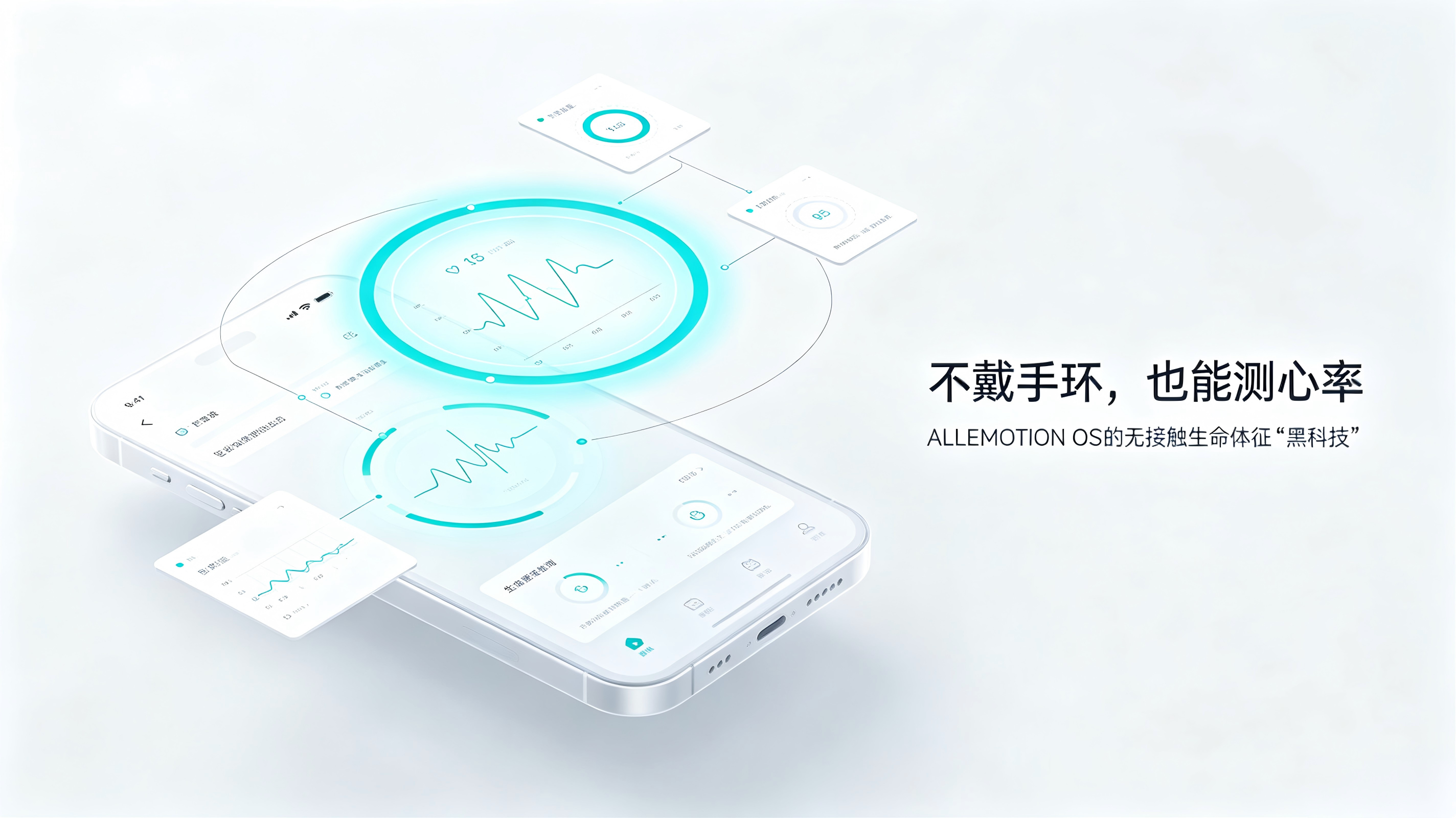 不戴手环，也能测心率 ALLEMOTION OS的无接触生命体征“黑科技”